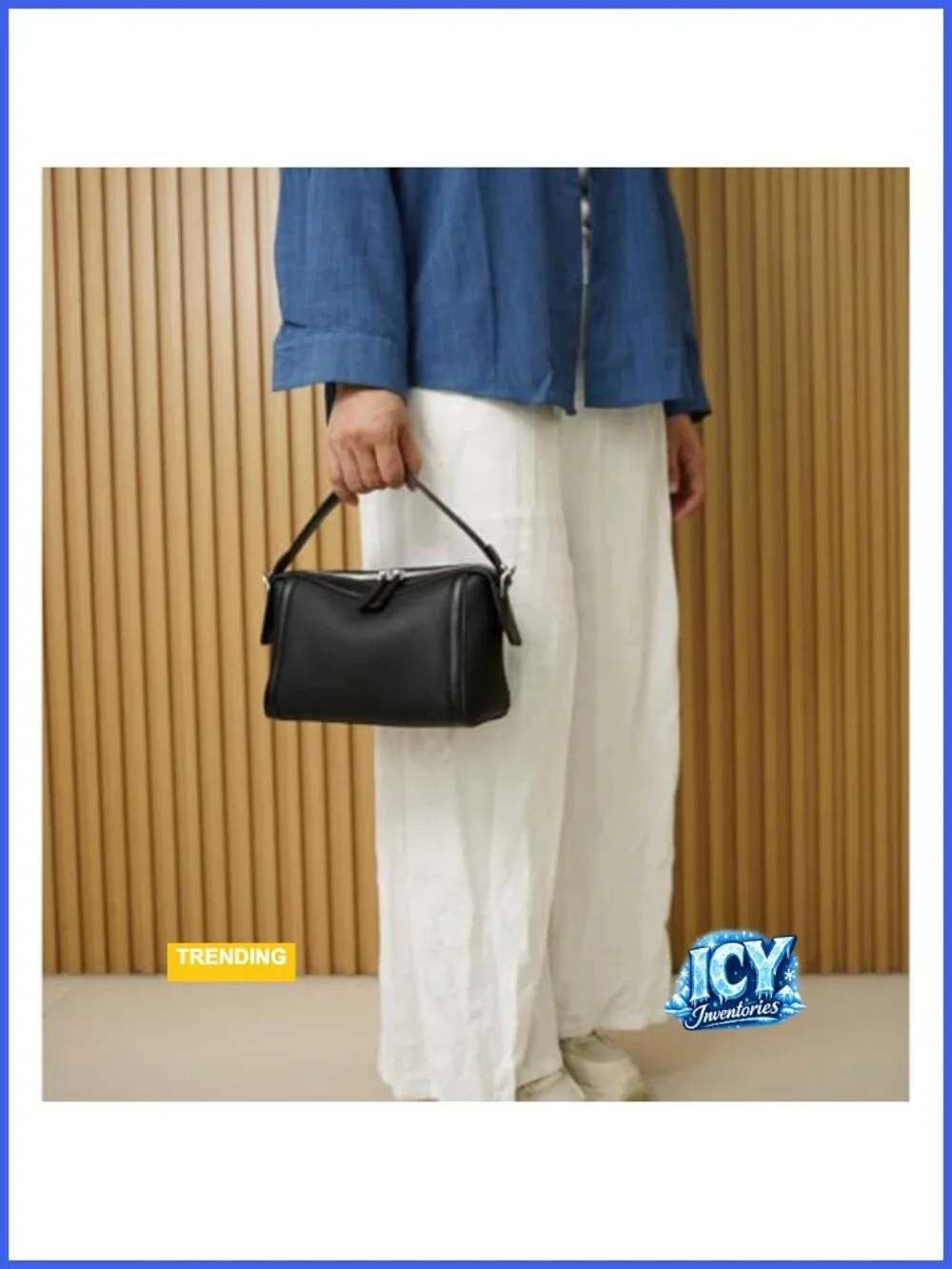 Genuine Leather Satchel Purse Women Top Handle Crossbody Bag Adjustable Strap